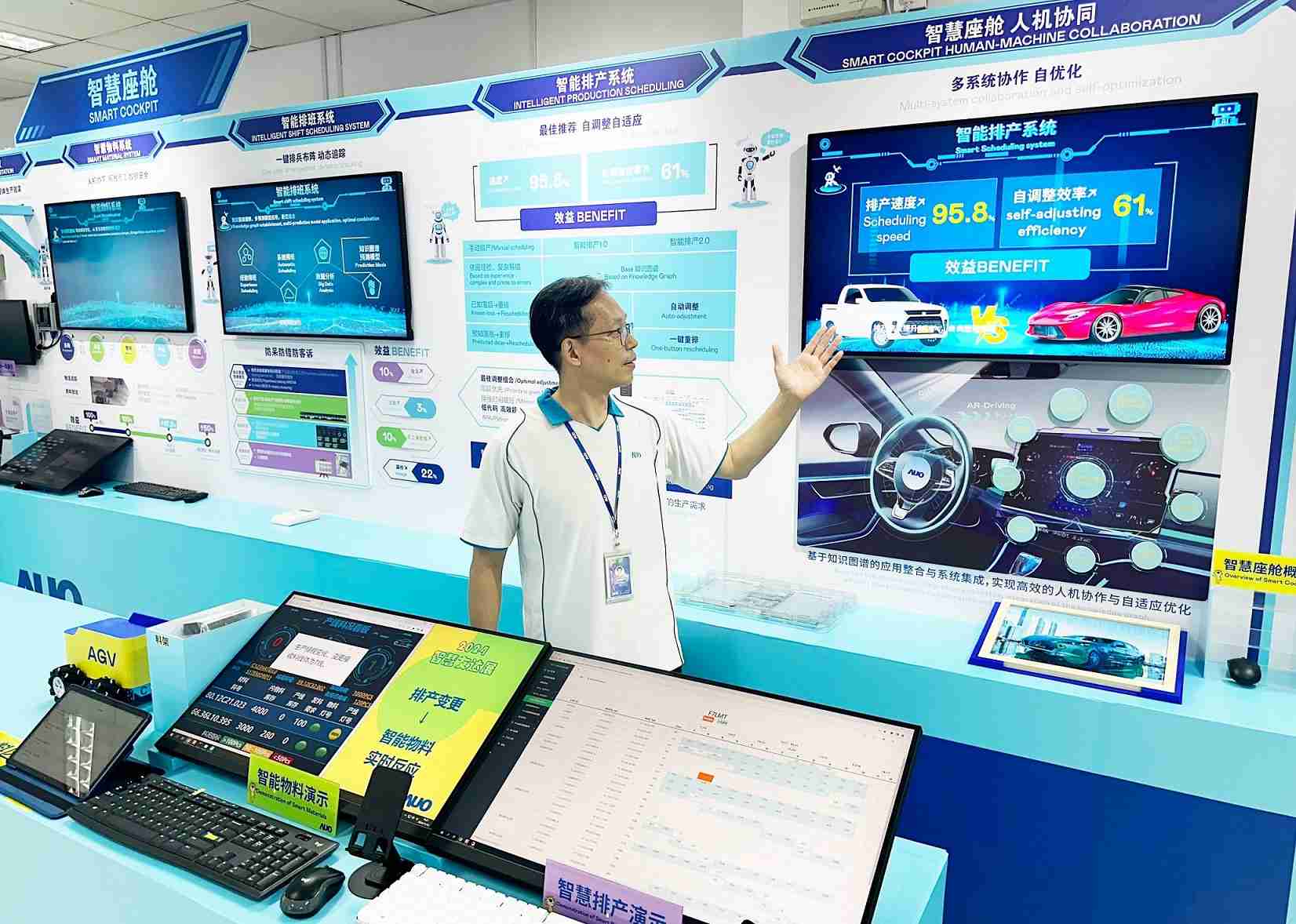 传奇国际厦门将5G+ABC技术串联生产管理全流程，，，，打通研发、、、、采购、、生管、、、制程、、、设备、、、质量等产品全生命周期制造流程，，，，完成数字化设计、、智慧供应链、、、、智能座舱、、、全流程设备管理、、、、数据驱动优化、、、、智慧在线检测、、、智慧品管等自适应生产模式升级